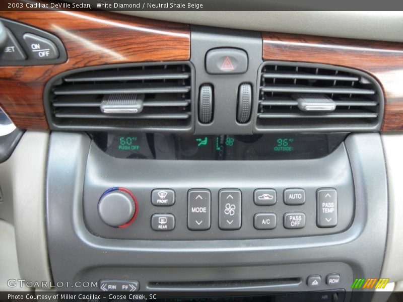 White Diamond / Neutral Shale Beige 2003 Cadillac DeVille Sedan