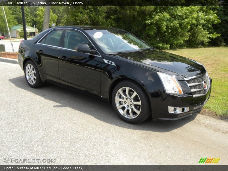Black Raven / Ebony 2008 Cadillac CTS Sedan