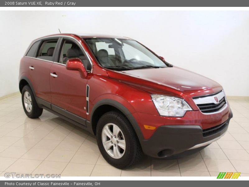 Ruby Red / Gray 2008 Saturn VUE XE