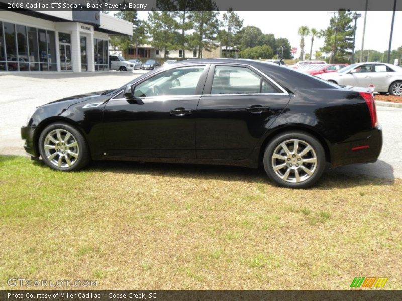 Black Raven / Ebony 2008 Cadillac CTS Sedan