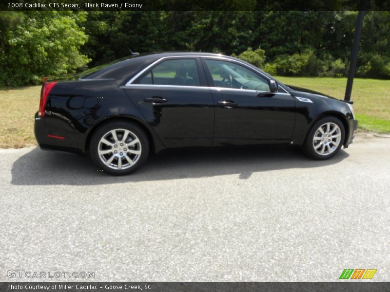 Black Raven / Ebony 2008 Cadillac CTS Sedan