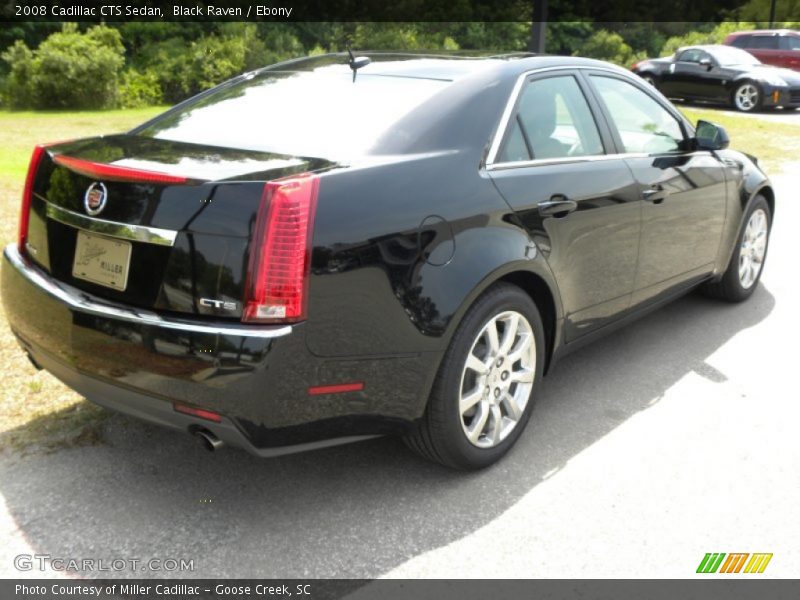 Black Raven / Ebony 2008 Cadillac CTS Sedan