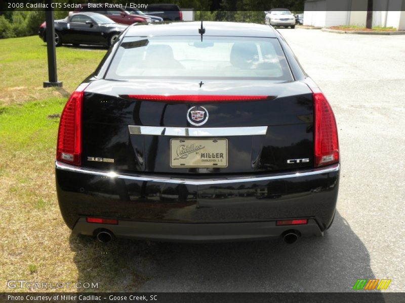 Black Raven / Ebony 2008 Cadillac CTS Sedan