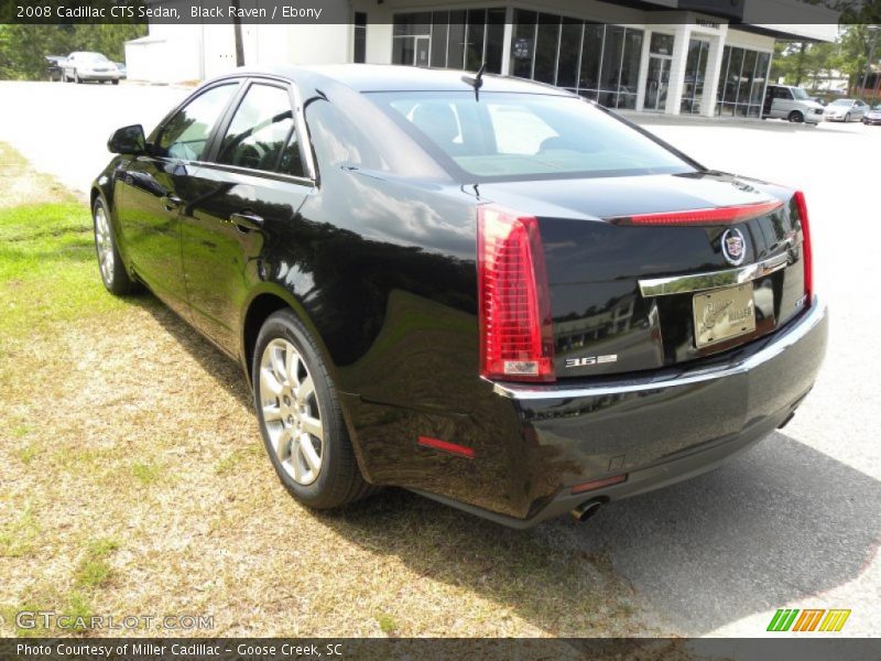 Black Raven / Ebony 2008 Cadillac CTS Sedan