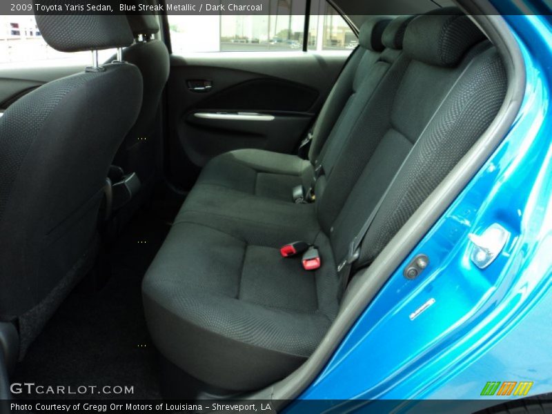 Blue Streak Metallic / Dark Charcoal 2009 Toyota Yaris Sedan