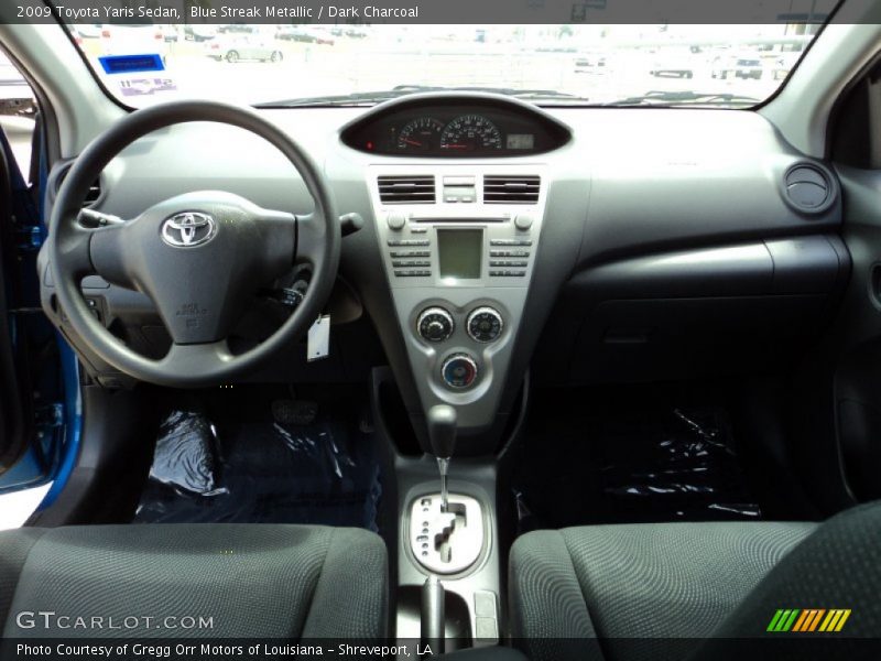 Blue Streak Metallic / Dark Charcoal 2009 Toyota Yaris Sedan