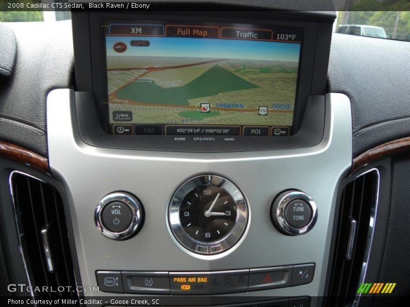 Black Raven / Ebony 2008 Cadillac CTS Sedan