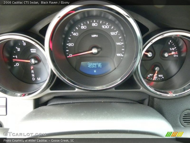 Black Raven / Ebony 2008 Cadillac CTS Sedan