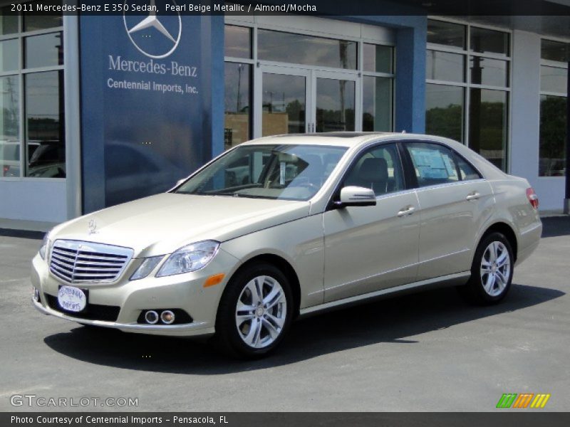 Pearl Beige Metallic / Almond/Mocha 2011 Mercedes-Benz E 350 Sedan