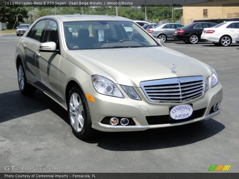 Pearl Beige Metallic / Almond/Mocha 2011 Mercedes-Benz E 350 Sedan