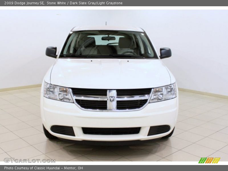 Stone White / Dark Slate Gray/Light Graystone 2009 Dodge Journey SE