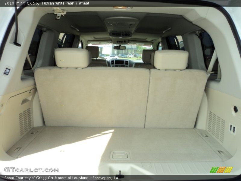Tuscan White Pearl / Wheat 2010 Infiniti QX 56