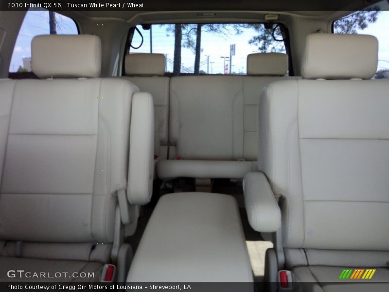 Tuscan White Pearl / Wheat 2010 Infiniti QX 56