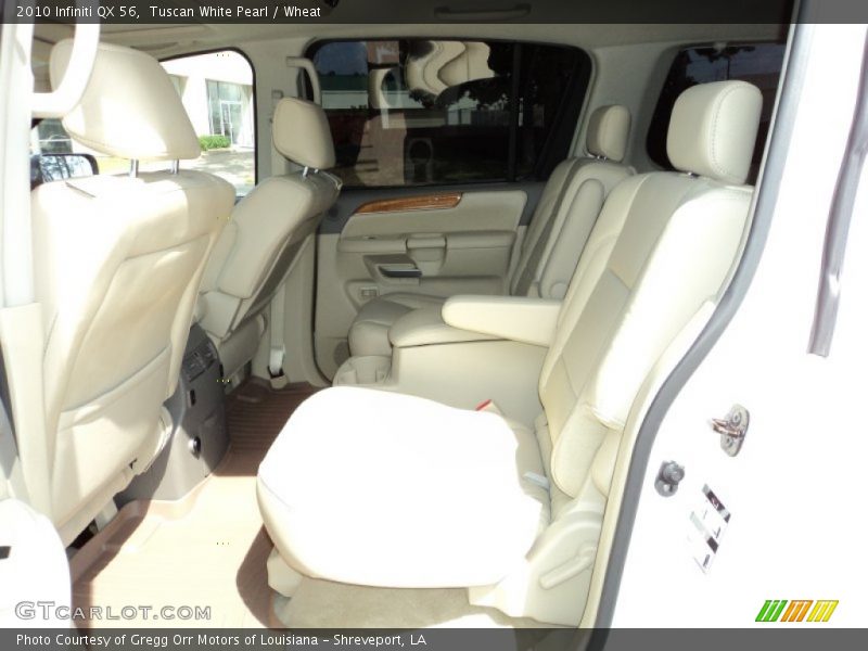 Tuscan White Pearl / Wheat 2010 Infiniti QX 56