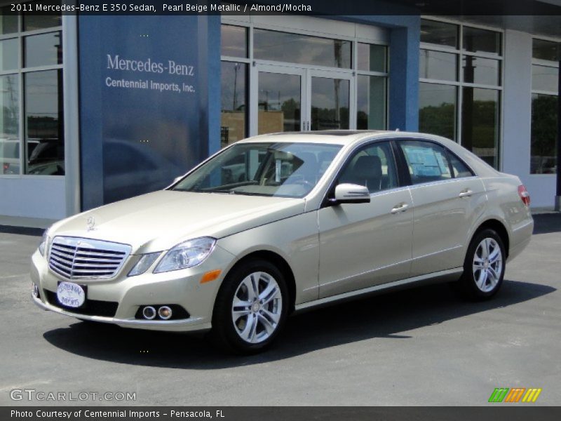 Pearl Beige Metallic / Almond/Mocha 2011 Mercedes-Benz E 350 Sedan