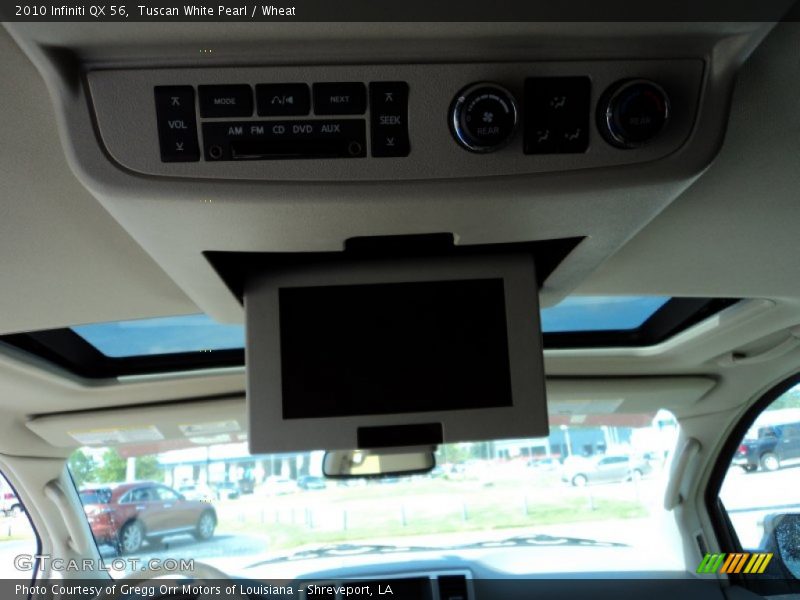 Tuscan White Pearl / Wheat 2010 Infiniti QX 56