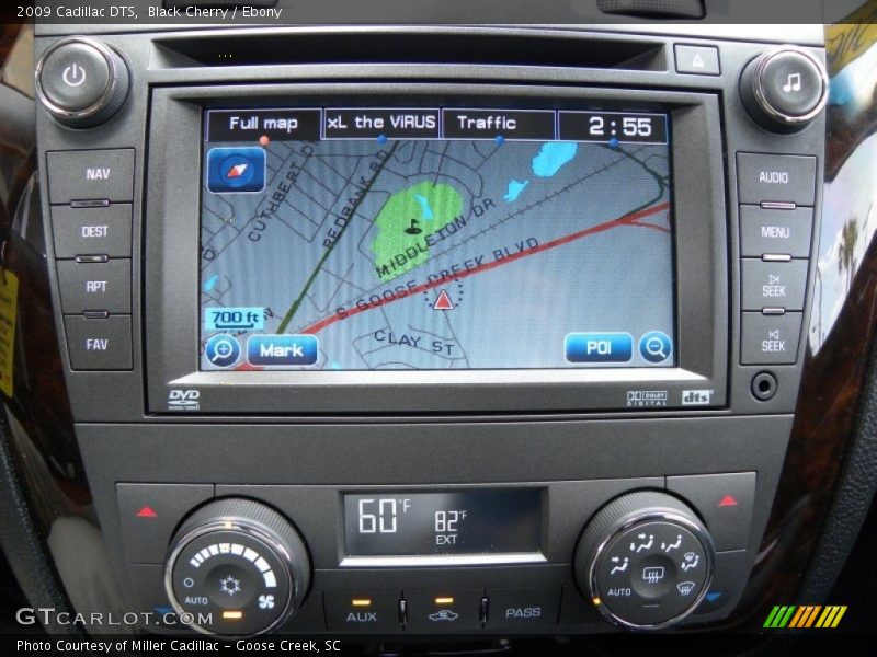 Navigation of 2009 DTS 