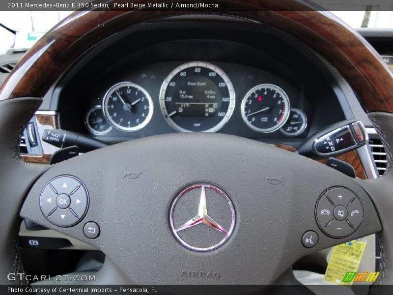 Pearl Beige Metallic / Almond/Mocha 2011 Mercedes-Benz E 350 Sedan