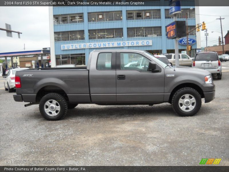 Dark Shadow Grey Metallic / Medium Graphite 2004 Ford F150 STX SuperCab 4x4