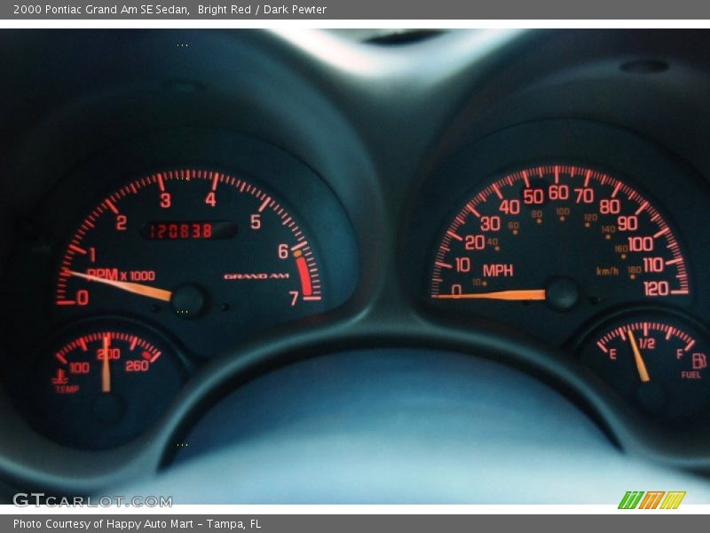 2000 Grand Am SE Sedan SE Sedan Gauges