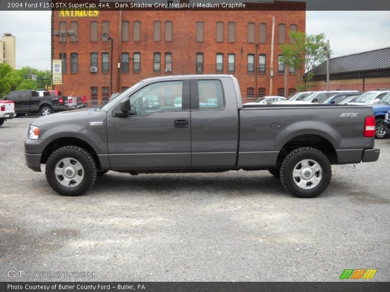 Dark Shadow Grey Metallic / Medium Graphite 2004 Ford F150 STX SuperCab 4x4