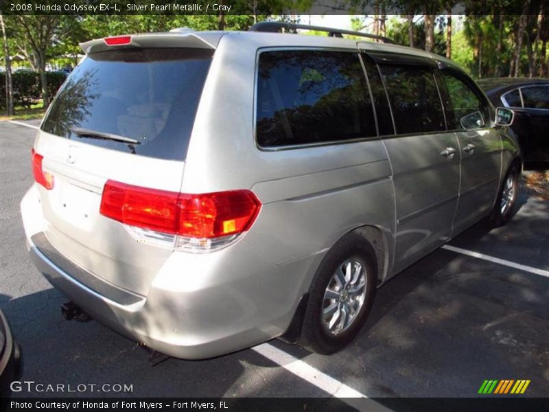 Silver Pearl Metallic / Gray 2008 Honda Odyssey EX-L