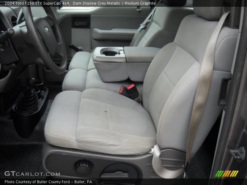 Dark Shadow Grey Metallic / Medium Graphite 2004 Ford F150 STX SuperCab 4x4