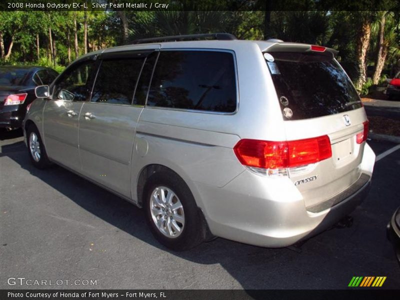 Silver Pearl Metallic / Gray 2008 Honda Odyssey EX-L