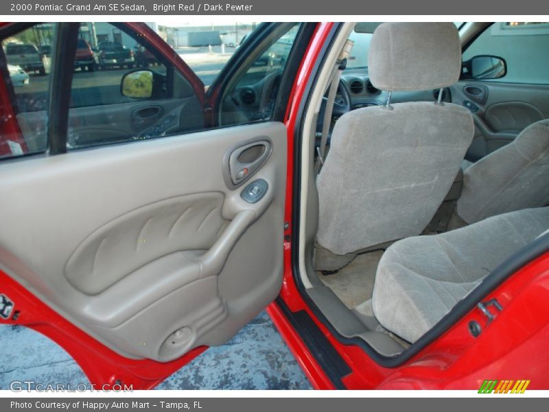  2000 Grand Am SE Sedan Dark Pewter Interior