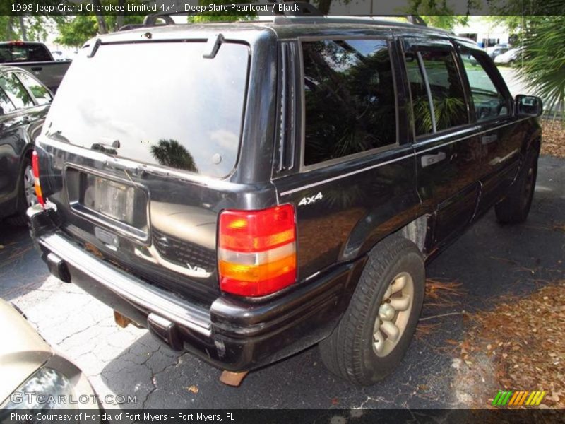 Deep Slate Pearlcoat / Black 1998 Jeep Grand Cherokee Limited 4x4