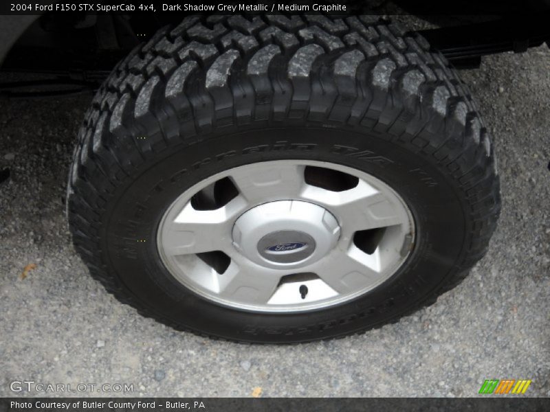 Dark Shadow Grey Metallic / Medium Graphite 2004 Ford F150 STX SuperCab 4x4