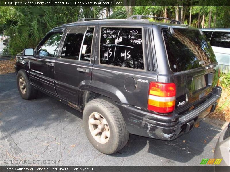 Deep Slate Pearlcoat / Black 1998 Jeep Grand Cherokee Limited 4x4