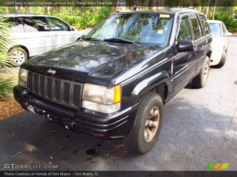 Deep Slate Pearlcoat / Black 1998 Jeep Grand Cherokee Limited 4x4