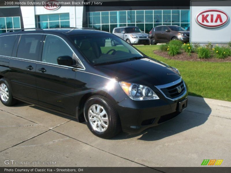 Nighthawk Black Pearl / Ivory 2008 Honda Odyssey EX-L