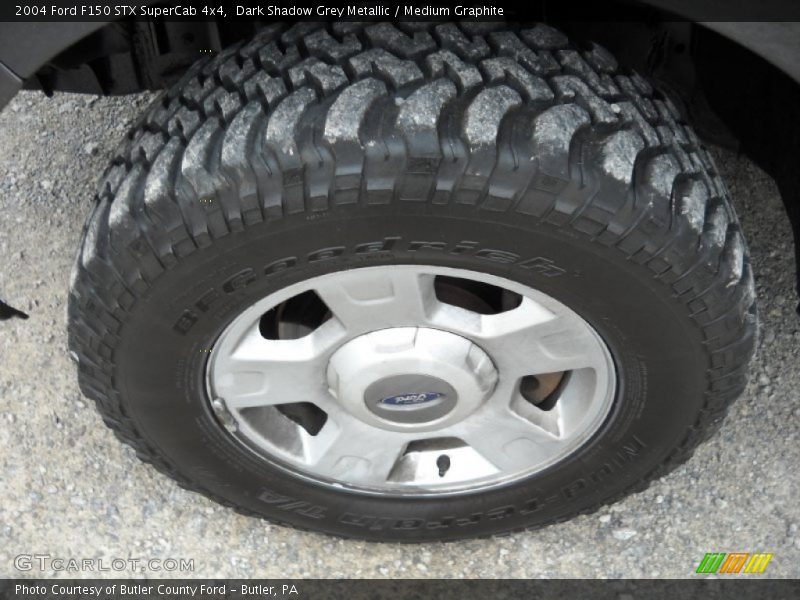 Dark Shadow Grey Metallic / Medium Graphite 2004 Ford F150 STX SuperCab 4x4