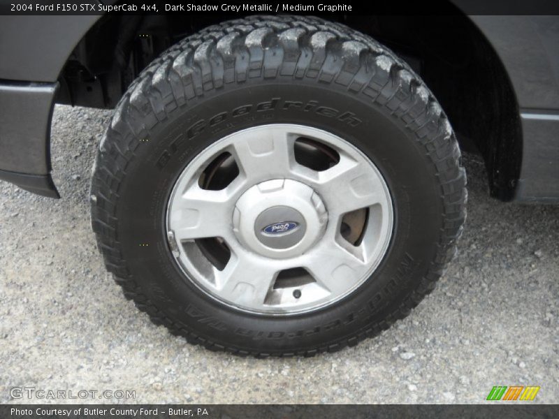 Dark Shadow Grey Metallic / Medium Graphite 2004 Ford F150 STX SuperCab 4x4