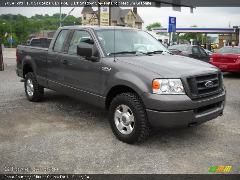 Dark Shadow Grey Metallic / Medium Graphite 2004 Ford F150 STX SuperCab 4x4