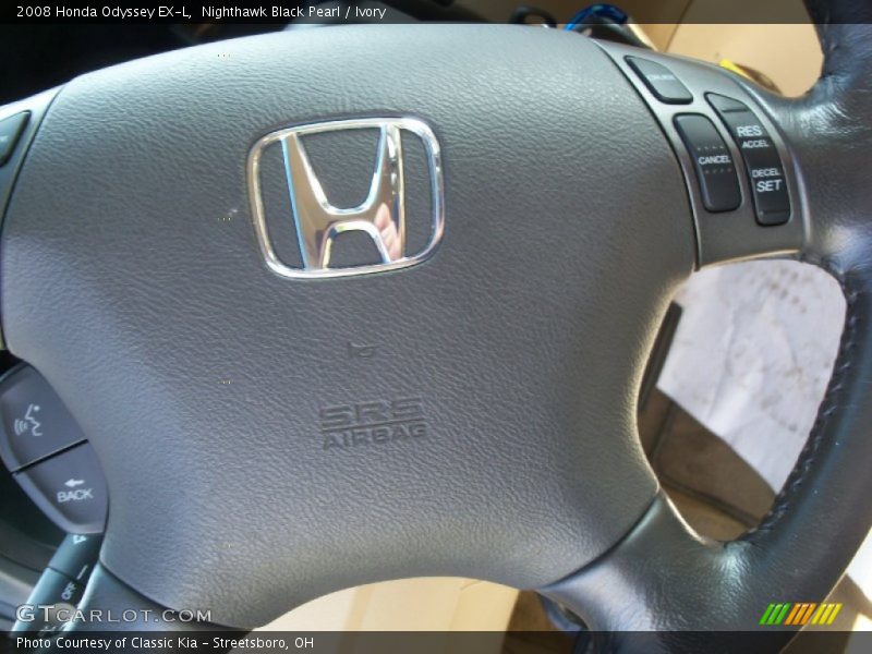 Nighthawk Black Pearl / Ivory 2008 Honda Odyssey EX-L