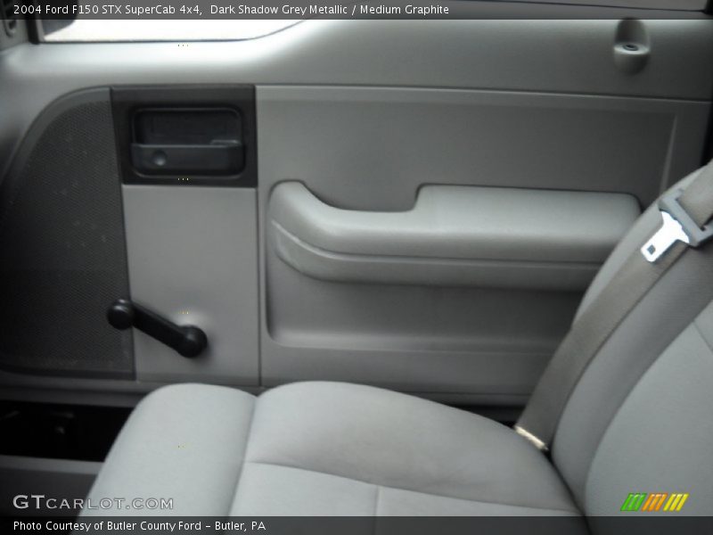 Dark Shadow Grey Metallic / Medium Graphite 2004 Ford F150 STX SuperCab 4x4