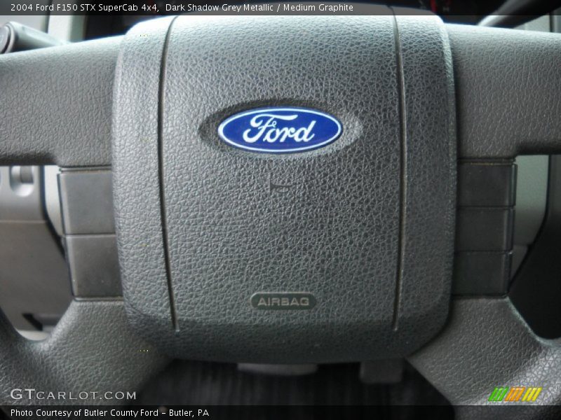 Dark Shadow Grey Metallic / Medium Graphite 2004 Ford F150 STX SuperCab 4x4