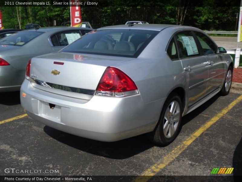 Silver Ice Metallic / Ebony 2011 Chevrolet Impala LS