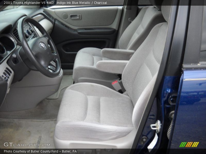 Indigo Ink Blue Metallic / Charcoal 2001 Toyota Highlander V6 4WD