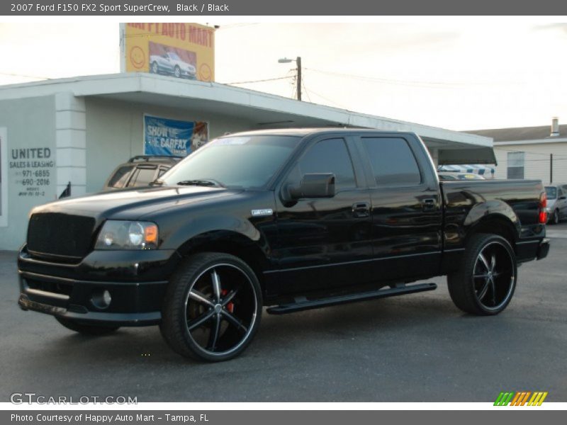 Black / Black 2007 Ford F150 FX2 Sport SuperCrew