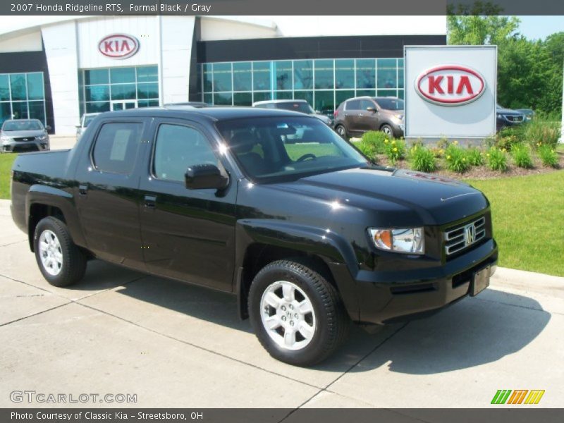 Formal Black / Gray 2007 Honda Ridgeline RTS