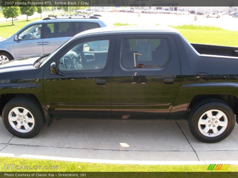 Formal Black / Gray 2007 Honda Ridgeline RTS