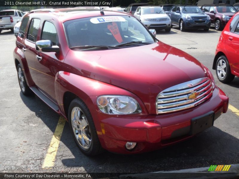 Crystal Red Metallic Tintcoat / Gray 2011 Chevrolet HHR LT