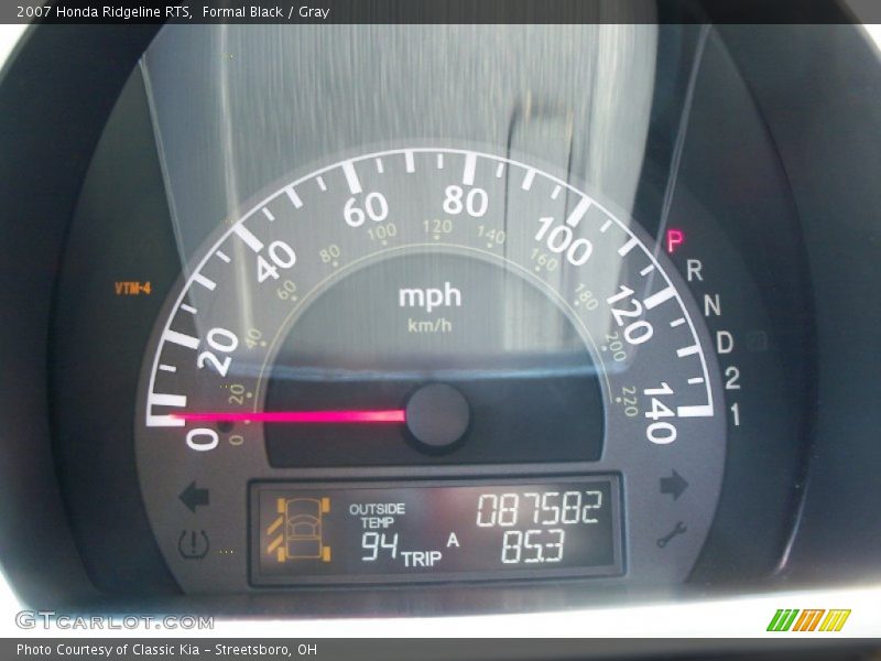 Formal Black / Gray 2007 Honda Ridgeline RTS