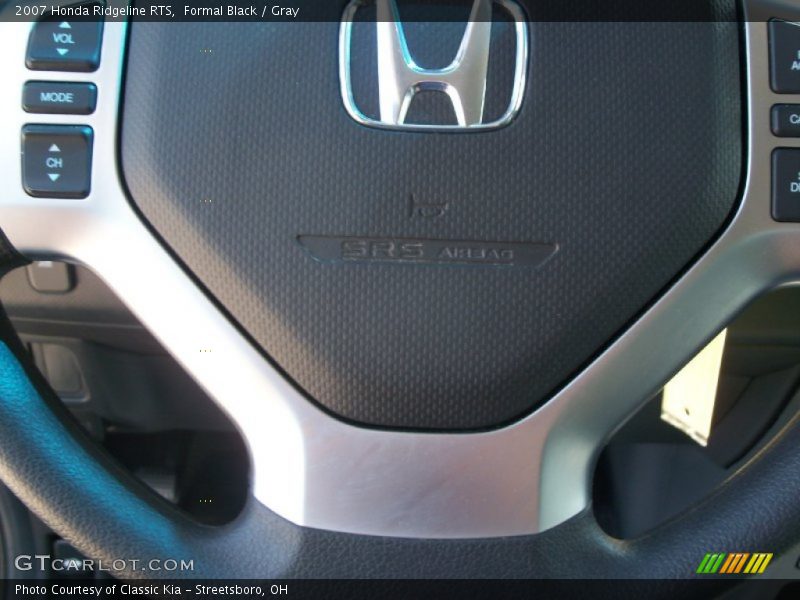 Formal Black / Gray 2007 Honda Ridgeline RTS