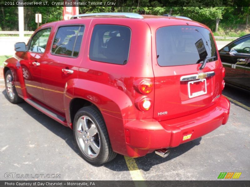 Crystal Red Metallic Tintcoat / Gray 2011 Chevrolet HHR LT