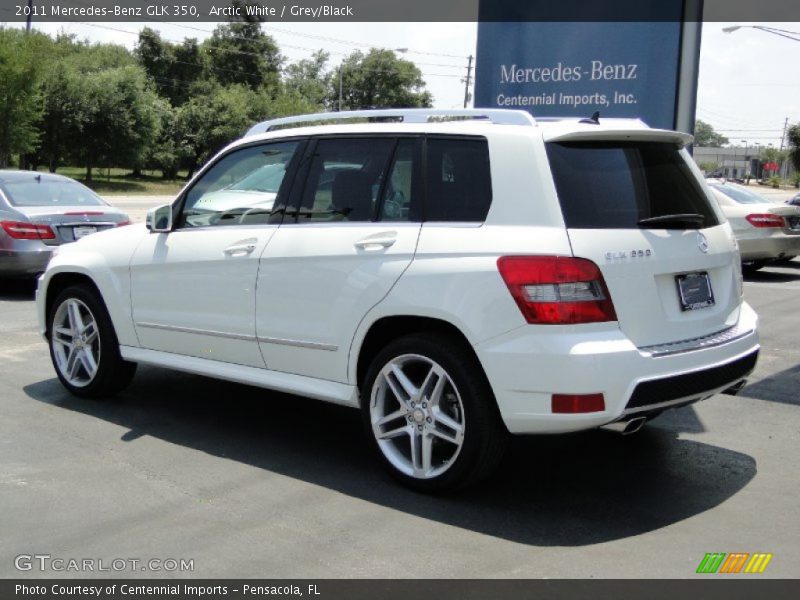 Arctic White / Grey/Black 2011 Mercedes-Benz GLK 350
